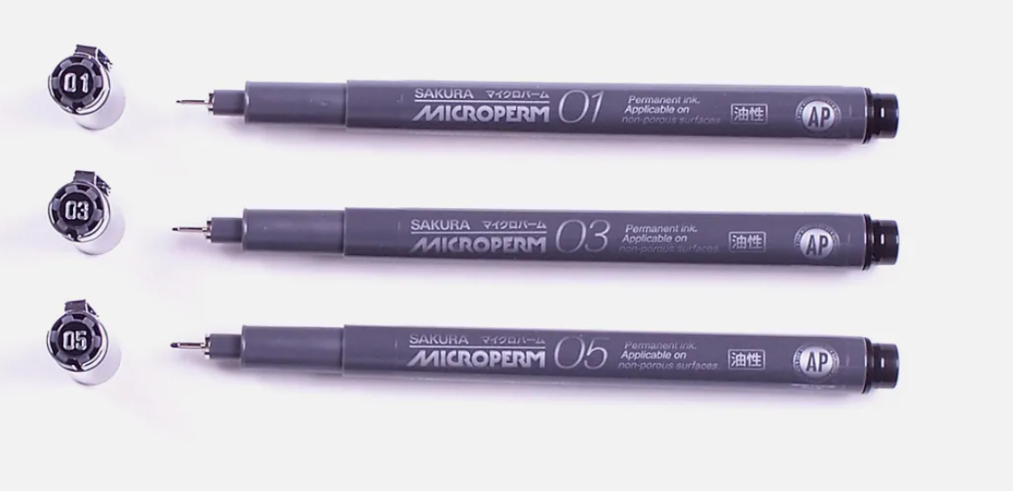 Sakura Microperm Pens