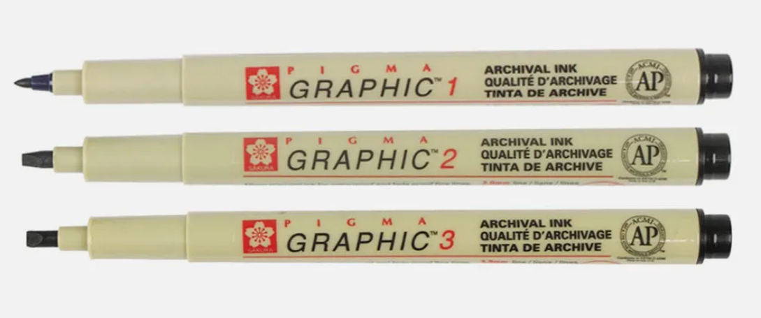 Sakura Pigma Graphic Pens