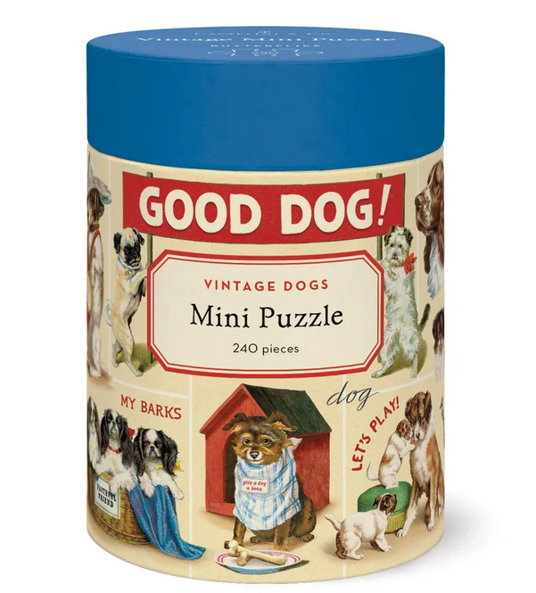 Cavallini & Co Vintage Dogs 240 Piece Mini Puzzle