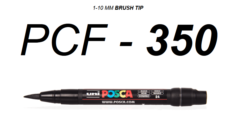 Posca PCF-350 Brush Paint Markers