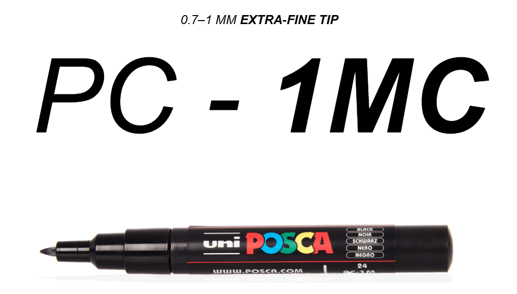 Posca PC-1M Extra Fine Paint Markers