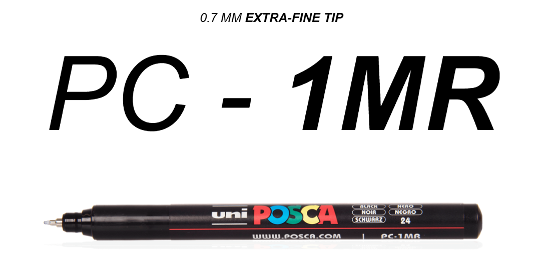 Posca PC-1MR Ultra Fine Paint Markers