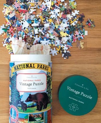 Cavallini & Co 1000 Piece Vintage Inspired Puzzles