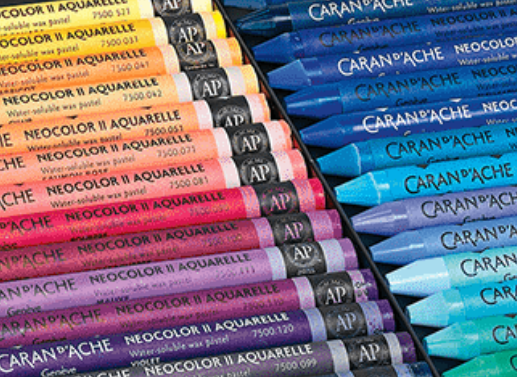 Caran D'Ache Classic Neocolor II Aquarelle Wax Pastels