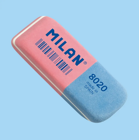 Milan 8020 Ink and Pencil Erasers