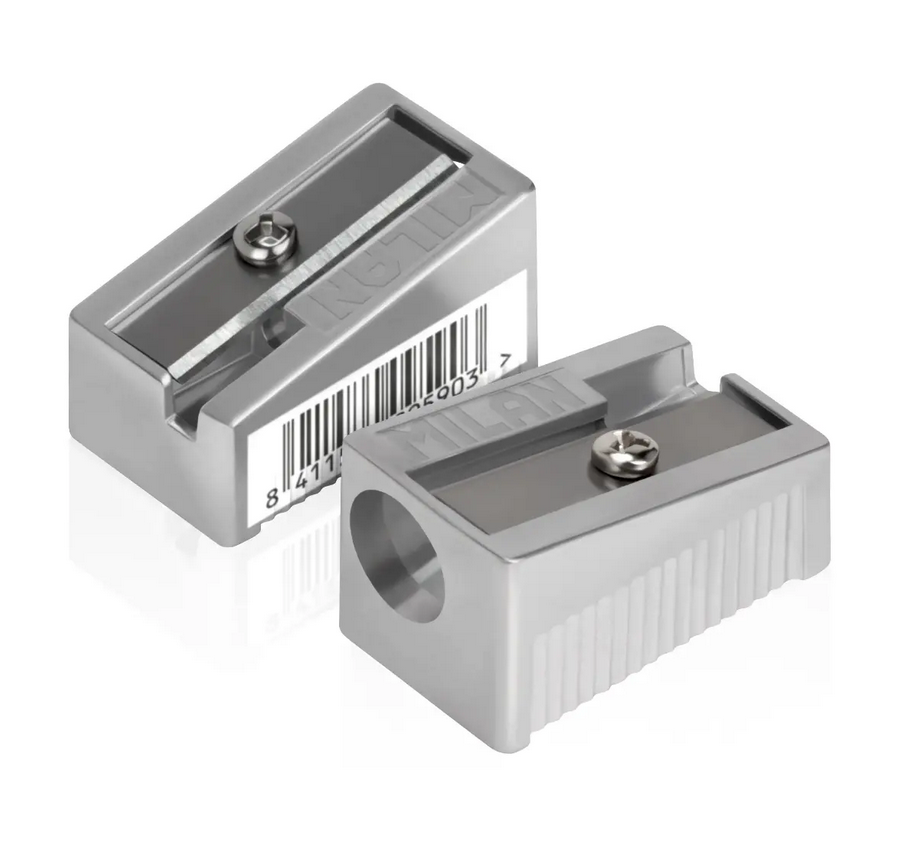 Milan 033 Aluminum Single Hole Pencil Sharpeners
