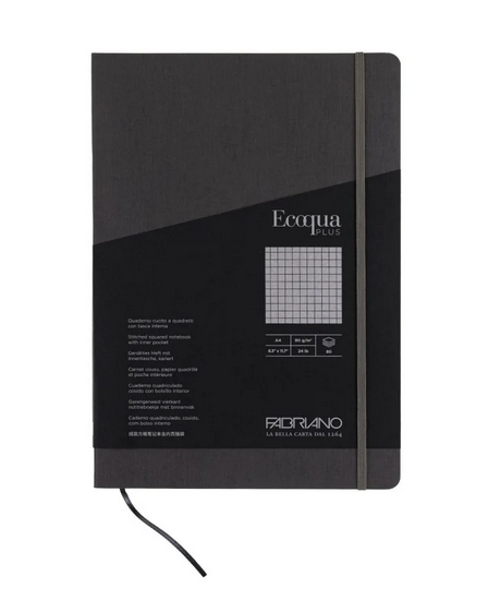 Fabriano Ecoqua Plus A4 Stitch Bound Notebooks