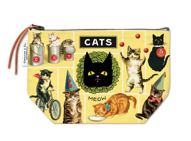 Cavallini & Co Vintage Inspired Zipper Pouches