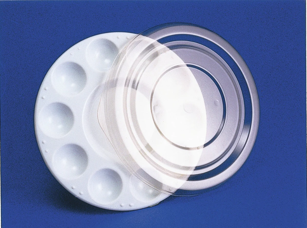 Jack Richeson 10 Well Round Palette With Lid