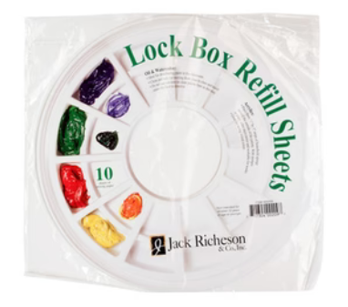 Jack Richeson 10 Pack Lock Box Mixing Sheet Refills