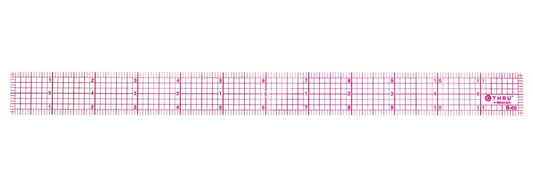 C-Thru 8ths Beveled Rulers