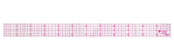 C-Thru 8ths Beveled Rulers