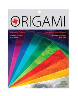 Yasutomo 10 Assorted Metallic Color Origami Paper
