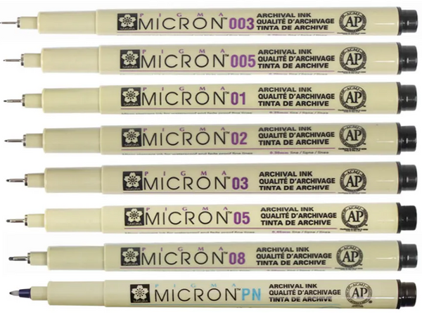 Sakura Pigma .45 Micron 05 Pens