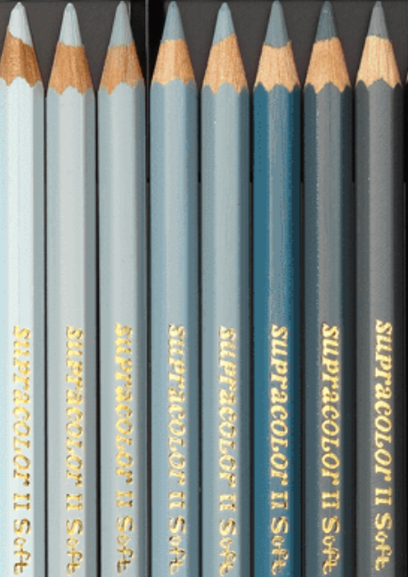 Caran D'Ache Supracolor Aquarelle Grey Colored Pencils