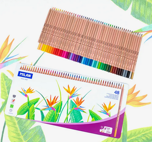Milan Professional Colored Pencil Tin Sets