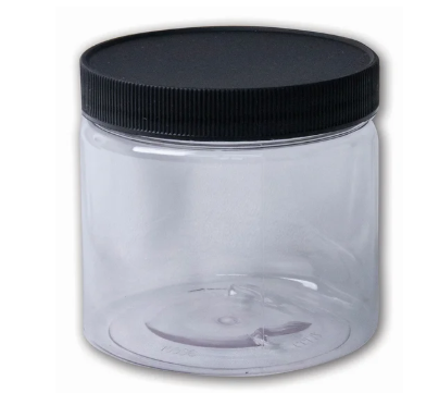 Jacquard Empty Widemouth Plastic Jars