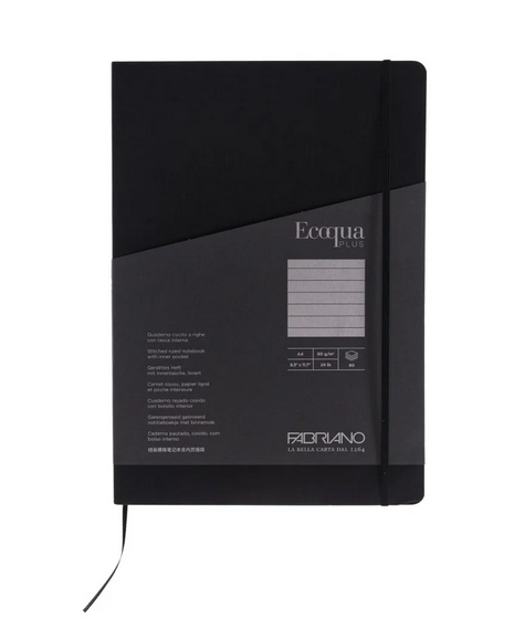 Fabriano Ecoqua Plus A4 Stitch Bound Notebooks