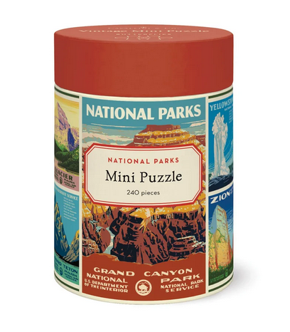 Cavallini & Co 240 Piece Vintage Inspired Mini Puzzles