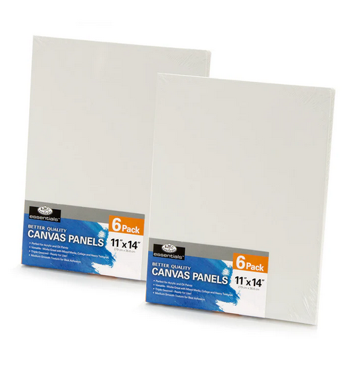 Royal Langnickel 6 Pack Value Canvas Panels