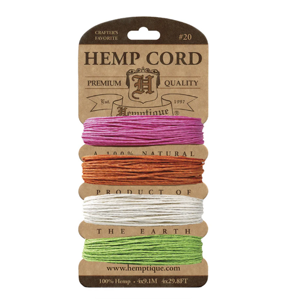 Hemptique 1mm Hemp Cord Cards