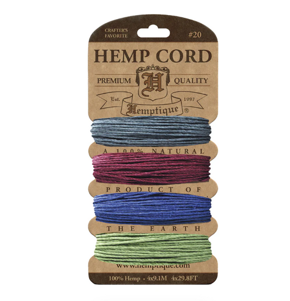 Hemptique 1mm Hemp Cord Cards