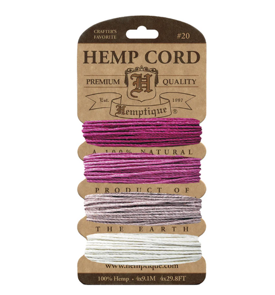 Hemptique 1mm Hemp Cord Cards