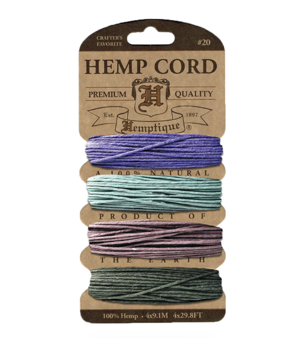 Hemptique 1mm Hemp Cord Cards