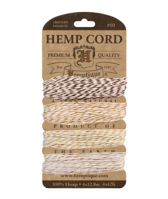 Hemptique 0.5mm Hemp Cord Cards
