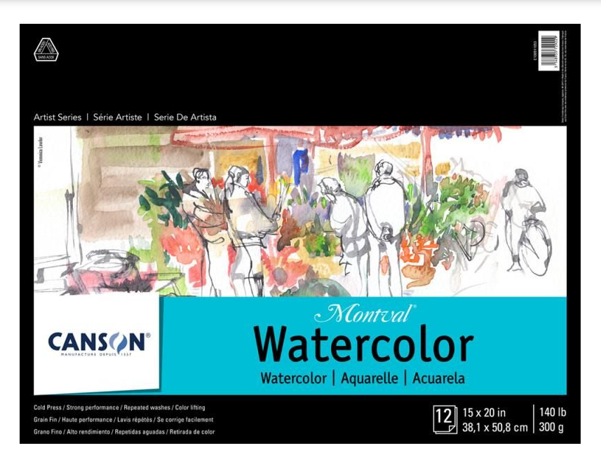 Canson Artist Series Montval Watercolor Pads