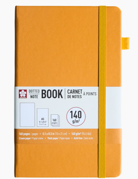 Sakura Hardcover A5 Dotted Notebooks
