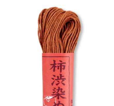 Fujix Persimmon Dyed Cotton Thread