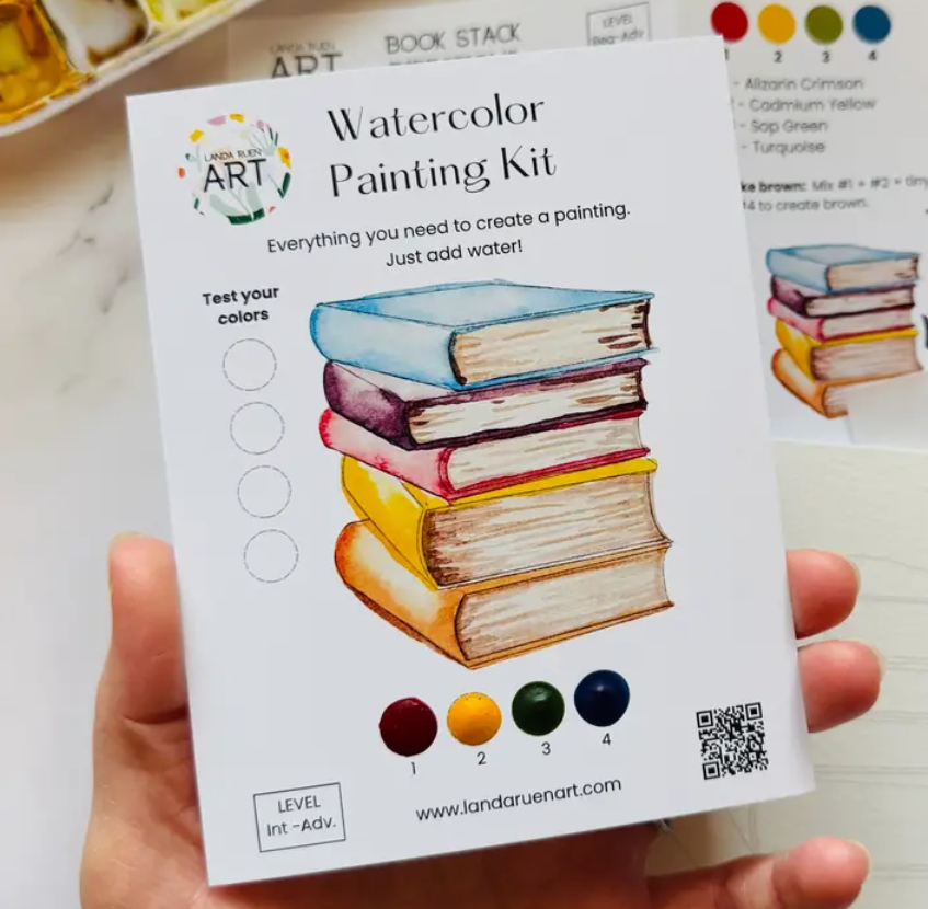 Landa Ruen Watercolor Painting Kits