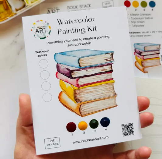 Landa Ruen Watercolor Painting Kits