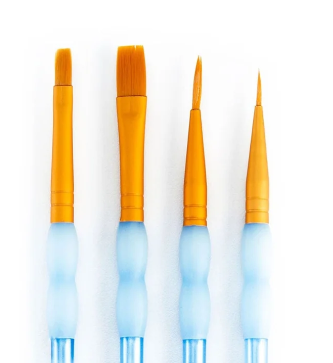 Royal Langnickel Assorted Golden Taklon Value Brush Sets