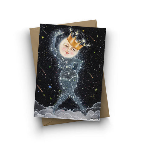 Greeting Card Sister Moon