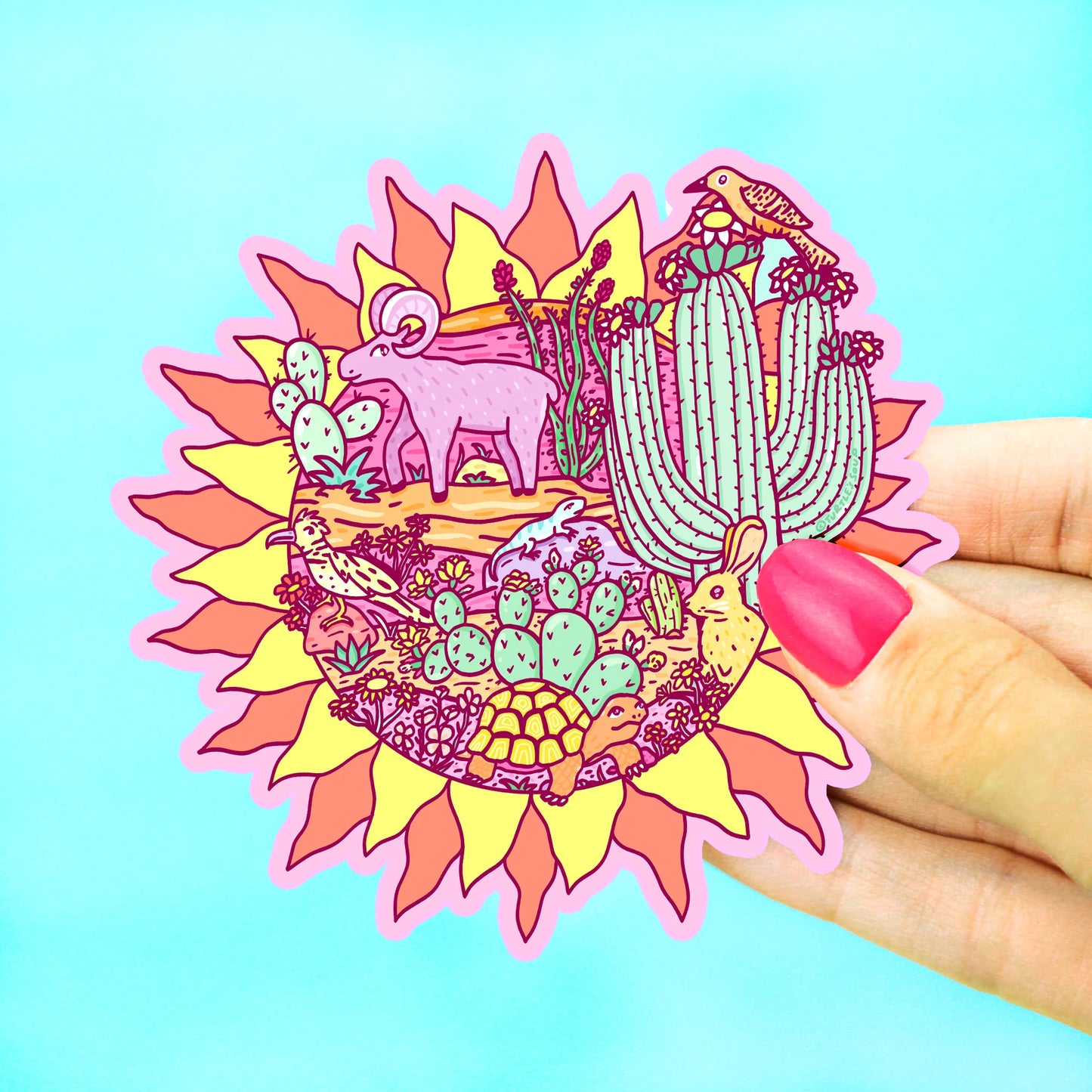 Turtle's Soup Desert Stickers