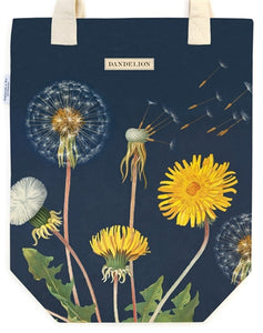 Tote Bag Vintage Inspired Dandelion