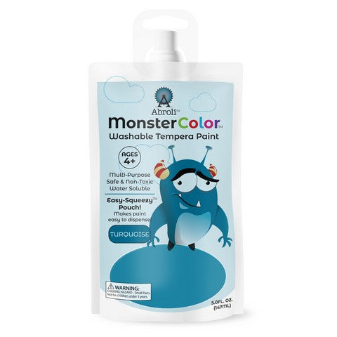 Abroli Monster Washable Tempera Paint Pouches