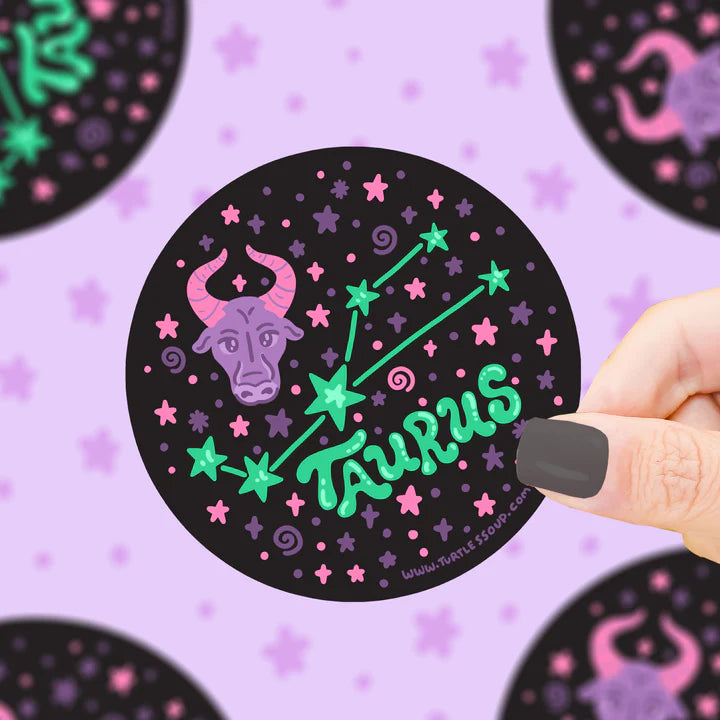 Sticker Zodiac Taurus Holographic