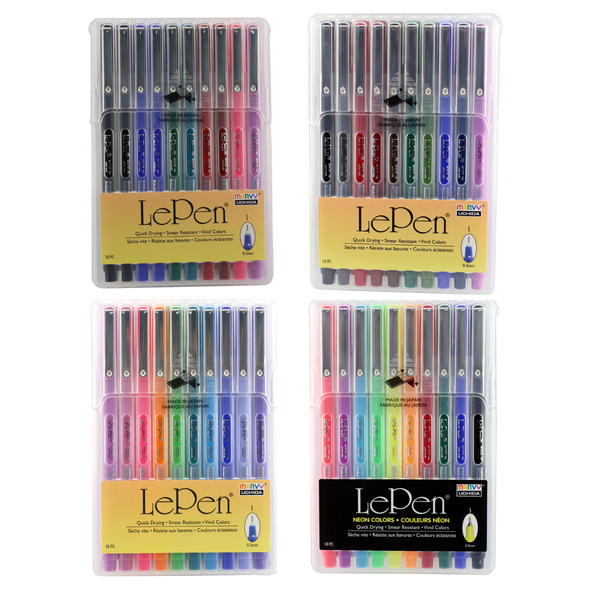 Uchida LePen 10 Piece Pen Sets