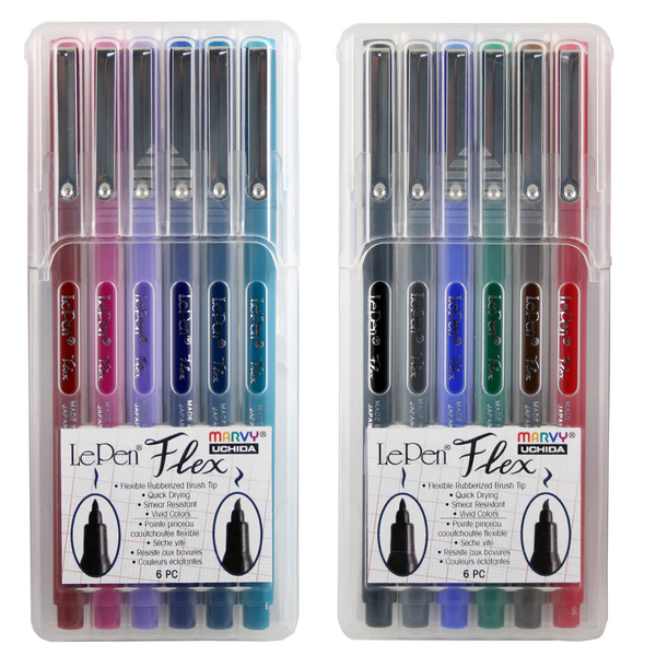 Uchida LePen Flex 6 Piece Pen Sets