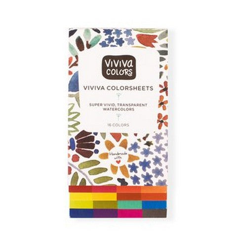 Viviva Colorsheets Watercolor Booklet