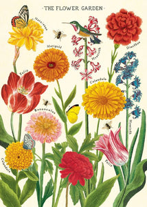 Poster Vintage Inspired Flower Garden