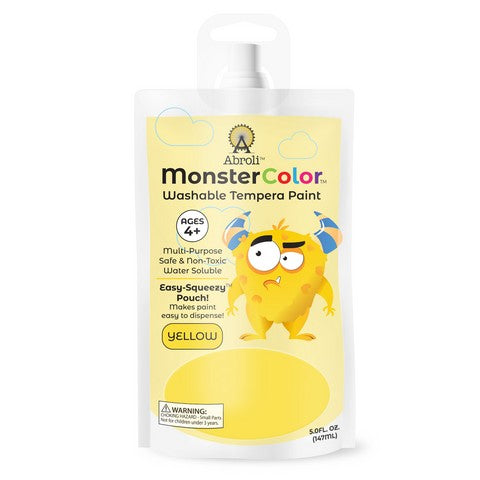 Abroli Monster Washable Tempera Paint Pouches