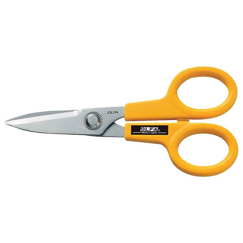 Olfa 5" Serrated-Edge Stainless Steel Scissors