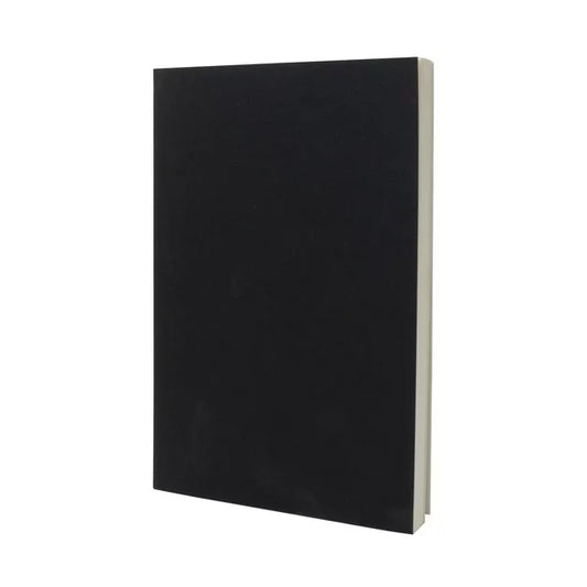 Pacific Arc Plain Black Lay Flat Sketchbook 8.5x11