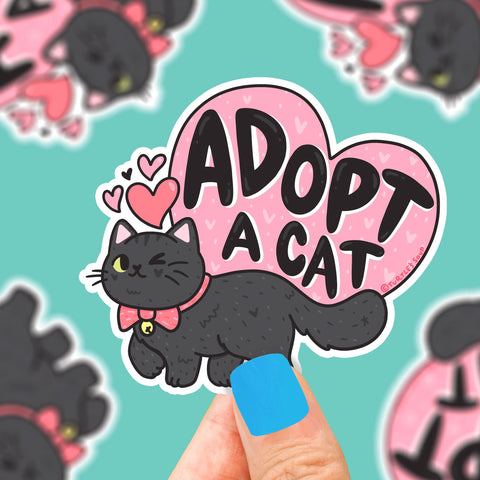 Sticker Adopt a Cat