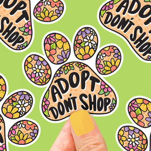 Sticker Adopt Don't Shop