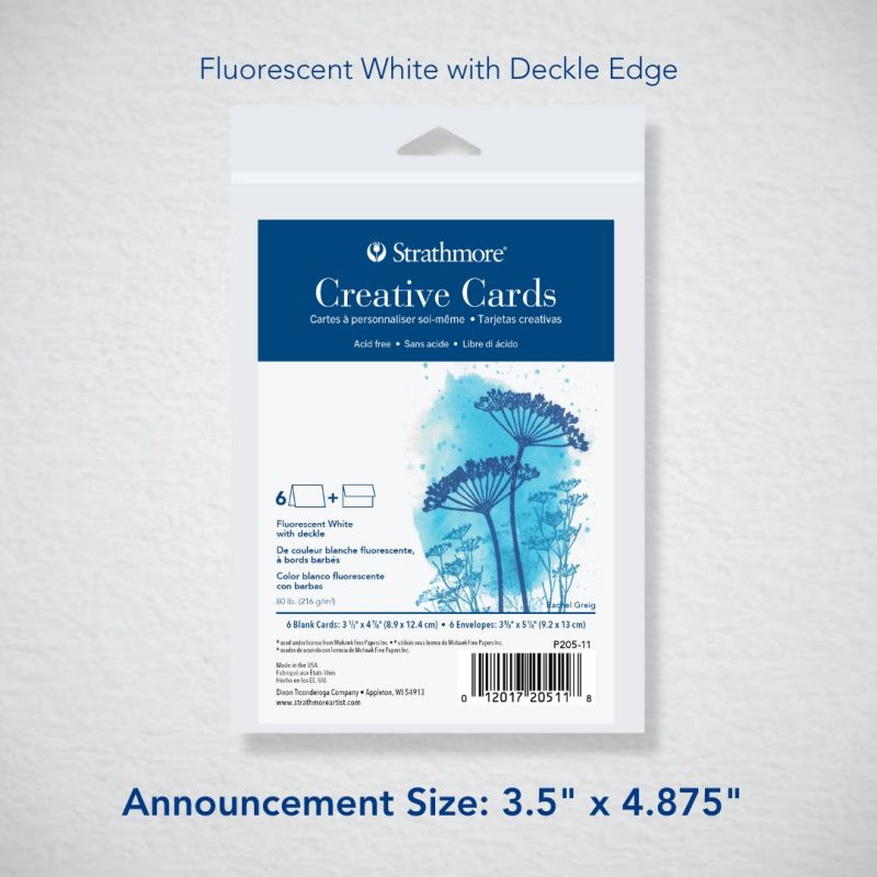 Strathmore Announcement Sized 6 Packs of Creative Cards